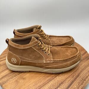 Roper Clear Cut II Boots Mens Size 13 Brown Leather Casual Shoes Chukka Walking
